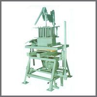Hand Operated Concrete Block Making Machine
