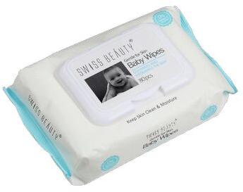 SwissBeauty Cotton Baby Wipes, Packaging Type : Pouch