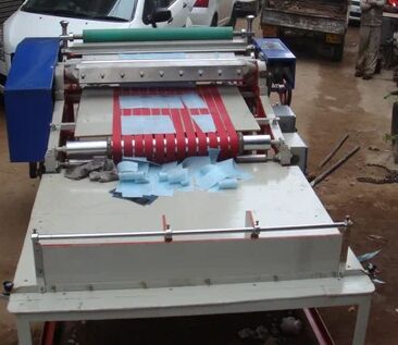 Three Phase Electric Non Woven Roll Cutting Machine