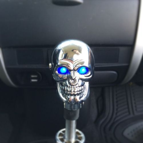 LED Skull Gear Knob