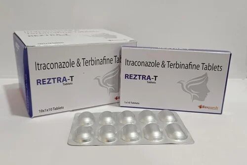 Terbinafine And Itraconazole Tablet, Packaging Size : 10*1*10 alu