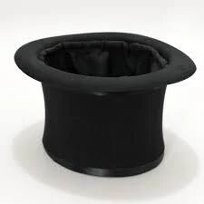 Cloth Top Hat, Color : black