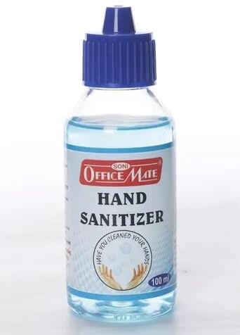 Officemate Hand Sanitizer, Packaging Size : 100 ml, 5 Litre