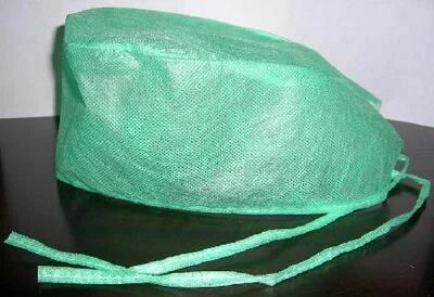 Disposable Surgeon Cap, Color : Green
