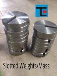 Mirror Finish Stainless Steel Slotted Weight