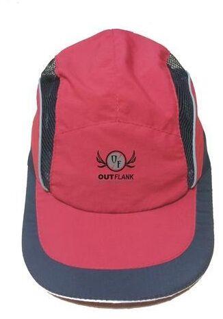 Outflank Polyester fancy cap, Color : Red