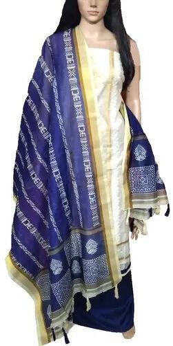 Embroidered Ethnic Chanderi Suit