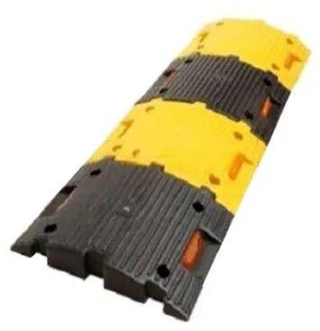 Rubber PVC Speed Breaker, Color : Yellow, Black