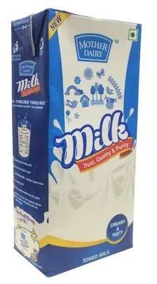 Mother Dairy Toned Milk, Packaging Type : Tetra Pack