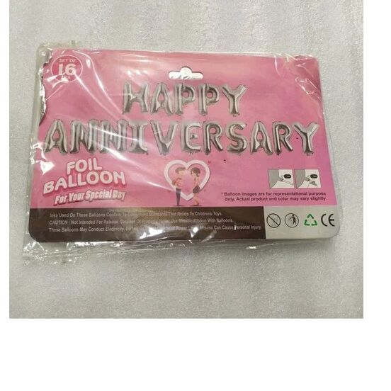 Happy Anniversary Foil Balloon