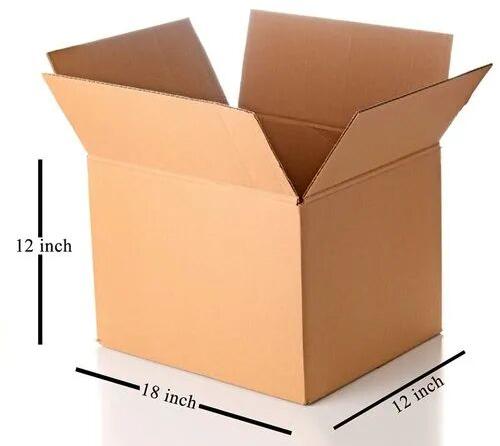 9 Ply Corrugated Box, for Industrial Supply Logistics, Electronic Products, Color : Brown