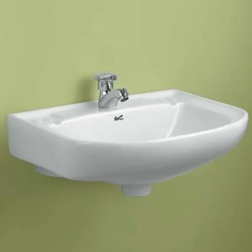 Semi Round Wash Basin, Color : White