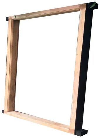 Rectangular Wooden Door Frame, Color : Brown