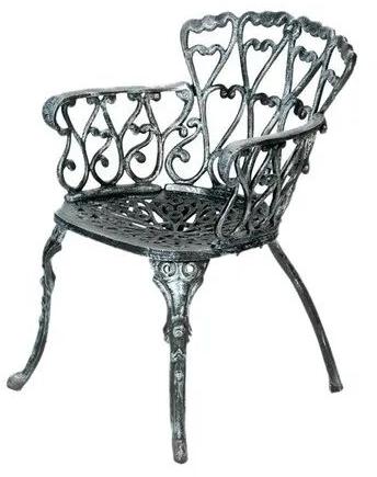 Polished Cast Iron Chair