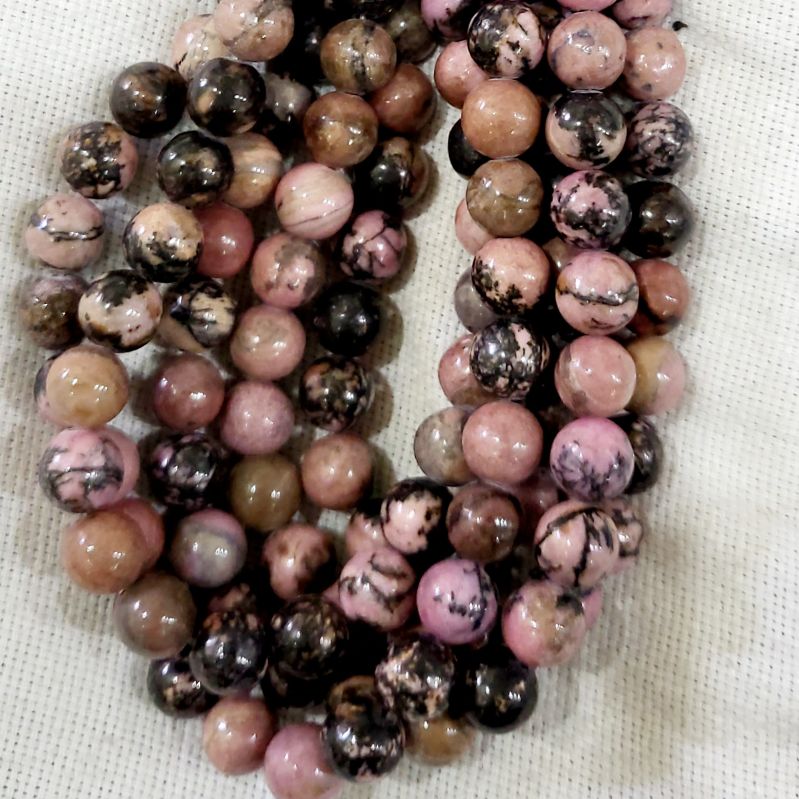 Rhodonite Stone Beads