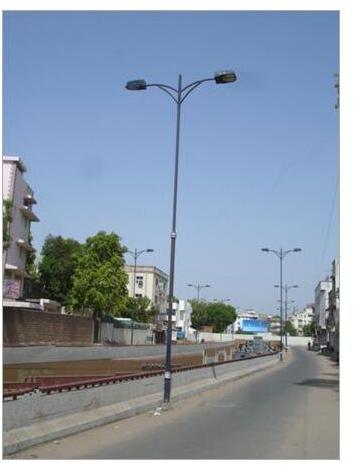 Mild Steel Street Light Pole