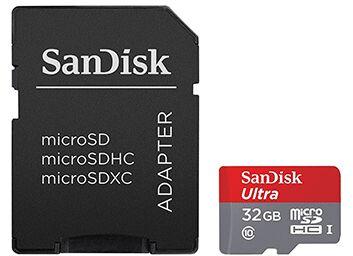 SANDISK MICRO ULTRA 32 GB -CLASS 10-48 MB