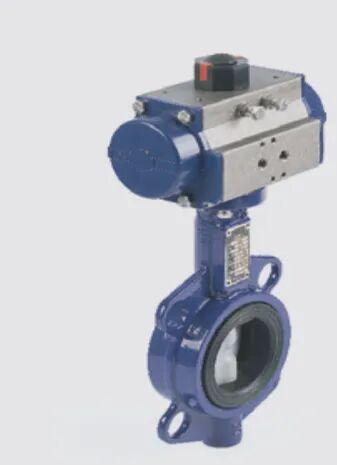 Pneumatic Actuator Operated Butterfly Valve, Packaging Type : Box