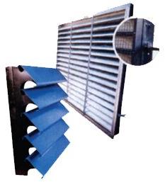 Steel Louvers, Size : 1000 x 3000 x 40mm