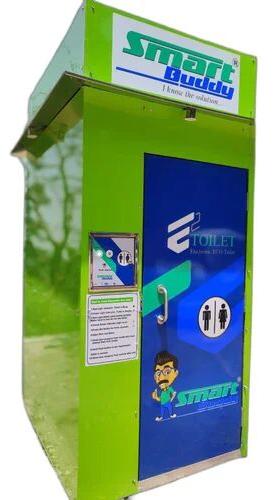 Square Steel Electronic ECO-Toilet, Color : Green