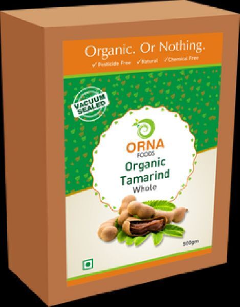 ORNA Organic Tamarind Whole, Imli Vacuum Packed 500g