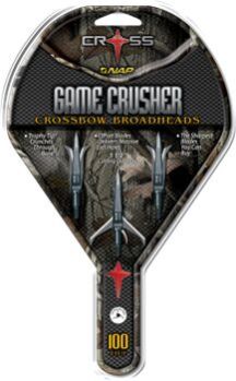 Game Crusher Crossbow Broadhead-100 Set Of 3