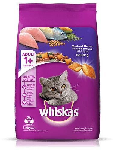 WHISKAS MACKEREL FLAVOUR CAT FOOD