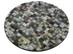 Black Mother of Pearl Table Mat