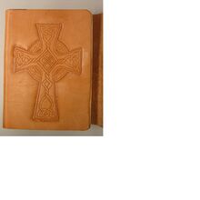 Celtic theme leather journals with logo engraving