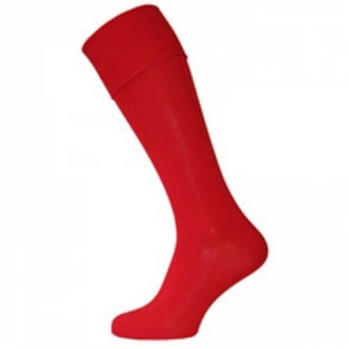 Plain School Socks, Color : Red