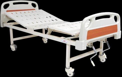 Polished Metal Hospital Fowler Bed