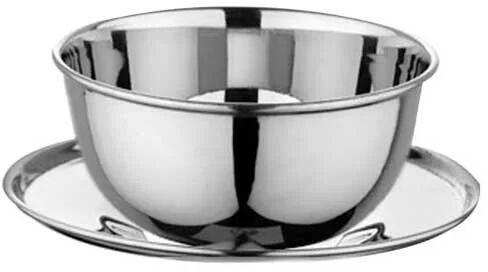 Stainless Steel Finger Bowl, Color : Silver