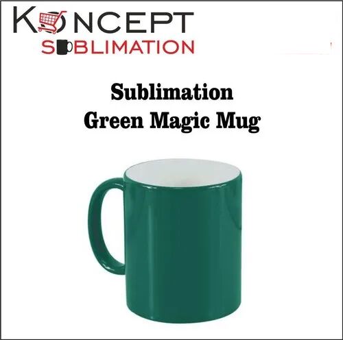 Plain Magic Mugs, Color : Green