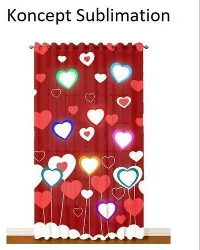 Blank Sublimation Curtain, Color : Customized
