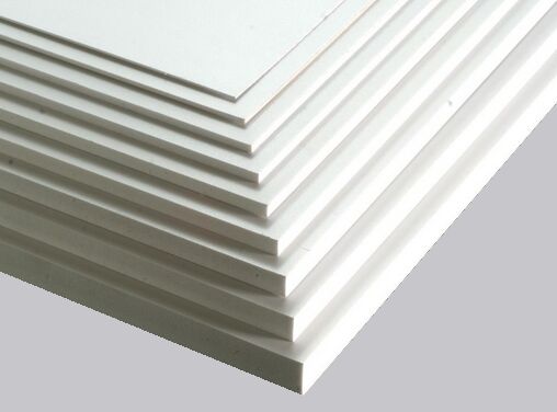 Rectangular Non Polished Designer PVC Board, for Building, Furniture, Pattern : Plain