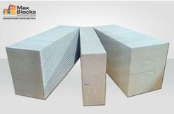Rectangular Max Block Aerated Concrete Blocks, Color : Gray