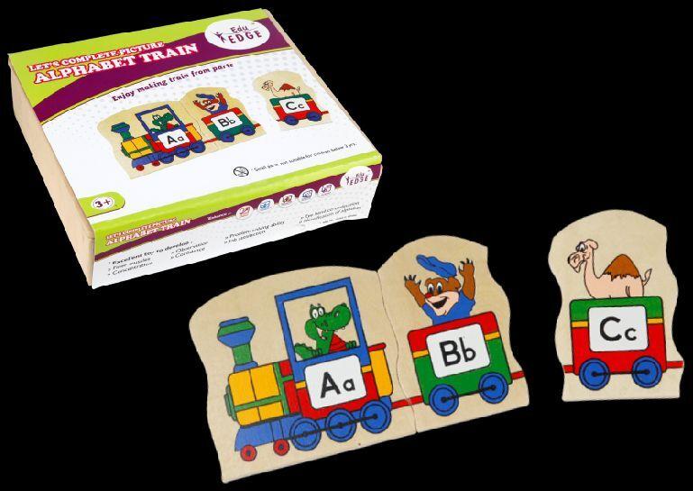 LET\'S COMPLETE PICTURE - ALPHABET TRAIN Educational puzzle Toys