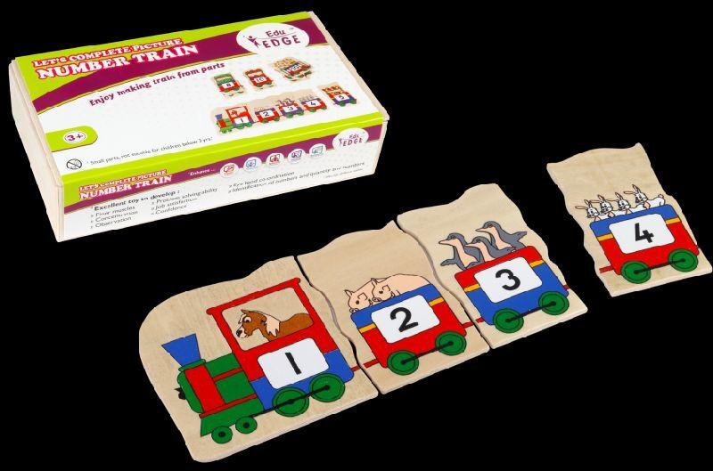 LET'S COMPLETE PICTURE - NUMBER TRAIN Educational Toys