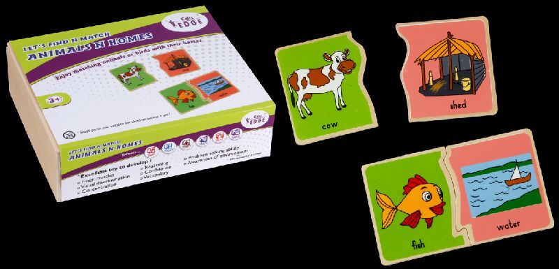 LET\'S FIND N MATCH - ANIMALS N HOME Educational Toy