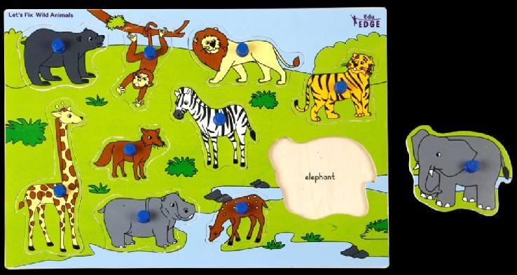 LET\'S FIX - WILD ANIMALS Educational toys