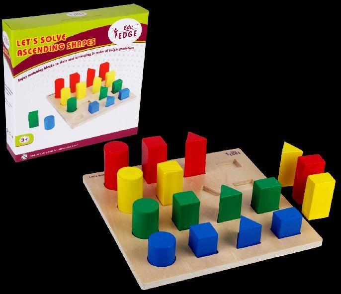 LET'S SOLVE - ASCENDING SHAPES Educational Toy