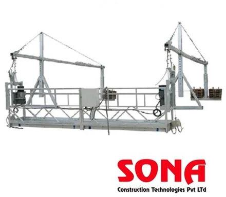 Sona Mild Steel Rope Suspended Platform, for Construction, Material Of Platform : Galvanized