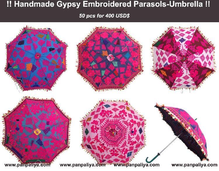 Embroidered Parasol-Umbrella