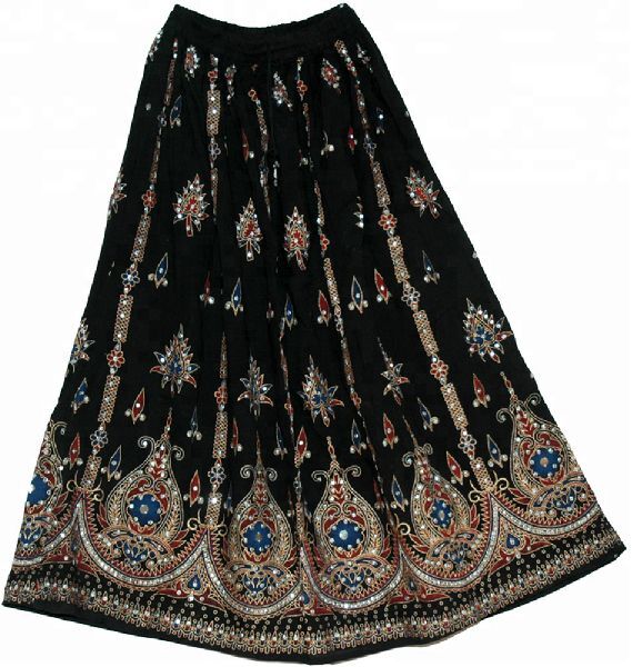 sequin long skirts