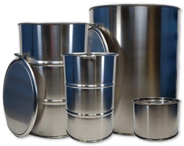 Plain Polished Stainless Steel Drums, For Storage Use