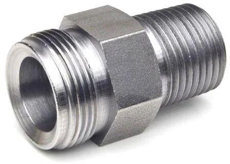 Stainless Steel Hex Straight Nipple, Size : 1/2 to 4 Inch