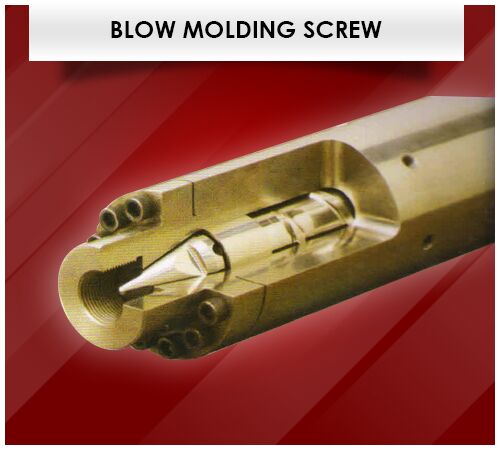 Blow molding screw