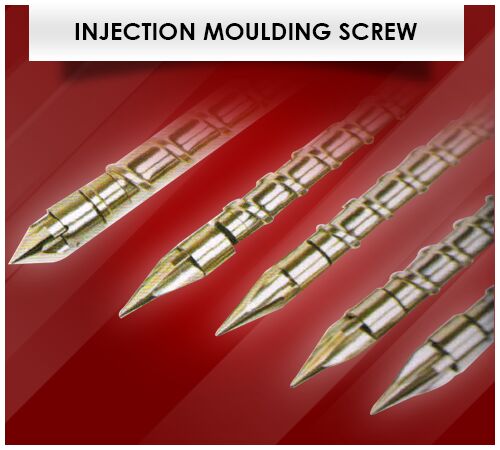 Injection molding screw