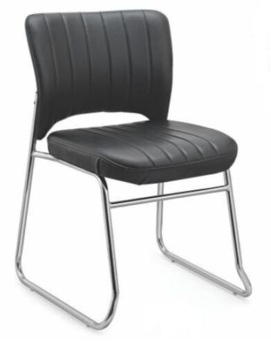 Office visitor chair, Seat Material : Leather