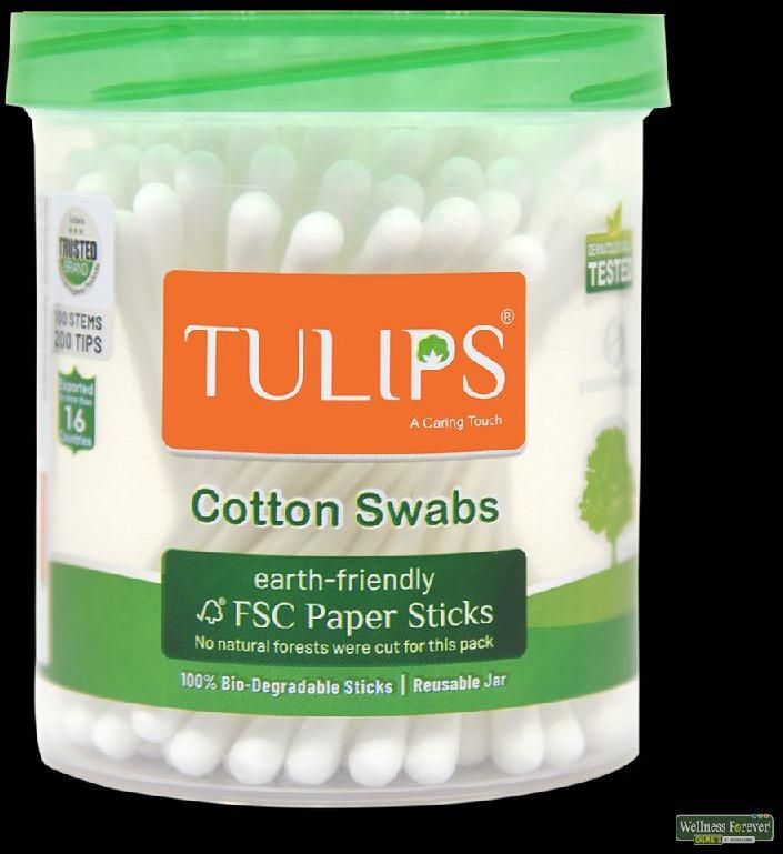 Tulips Cotton Ear Buds